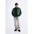 Zara Куртка с эффектом кожи с наполнителем , Цвет: Зеленый, Размер: S (US S)