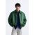 Zara Куртка с эффектом кожи с наполнителем , Цвет: Зеленый, Размер: S (US S), изображение 2