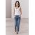 Zara Футболка из смесового материала лиоцелла , Цвет: Белый, Размер: S