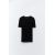 Zara Футболка из хлопка supima® , Цвет: Черный, Размер: M, изображение 6