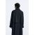 Zara Пальто-тренч с текстурой твила , Цвет: Синий, Размер: S (US S), изображение 4