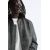Zara Куртка "бомбер" из кожи с эффектом старения, Цвет: Черный, Размер: L-XL (US L-XL), изображение 3