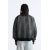 Zara Куртка "бомбер" из кожи с эффектом старения, Цвет: Черный, Размер: L-XL (US L-XL), изображение 5