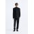 Zara Брюки из 100% шерсти в стиле "флад", Цвет: Черный, Размер: EU 38 (US 30)