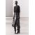 Zara Футболка из смеси хлопка и льна, Цвет: Черный, Размер: S, изображение 2