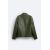 Zara Куртка-рубашка из искусственной кожи , Цвет: Зеленый, Размер: XL (US XL), изображение 8