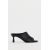 Zara Кожаные мюли на каблуке , Цвет: Черный, Размер: 35, изображение 2