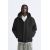 Zara Куртка с капюшоном из технической ткани, Цвет: Черный, Размер: S (US S), изображение 2