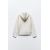 Zara Худи с длинными рукавами из хлопкового смесового материала, Цвет: Бежевый, Размер: XL, изображение 7