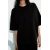 Zara Футболка с разделителем interlock oversize , Цвет: Черный, Размер: S, изображение 5