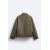 Zara Куртка в стиле кожи с объемным кроем , Цвет: Бежевый, Размер: L (US L), изображение 8