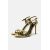 Zara Кожаные сандалии на легкой подошве , Цвет: Металлик, Размер: 36, изображение 5