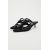 Zara Сандалии на каблуке котенка из сетки, Цвет: Черный, Размер: 38, изображение 6