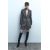 Zara Сапоги из ткани с средним каблуком, Цвет: Черный, Размер: 35, изображение 3