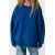 Zara Оверсайз свитшот , Цвет: Синий, Размер: L, изображение 2