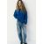 Zara Оверсайз свитшот , Цвет: Синий, Размер: L, изображение 3