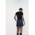 Zara Футболка с круглым вырезом и короткими рукавами сохраняет ребристый верх, средний вес, узкий крой, нормальную длину, Цвет: Черный, Размер: S, изображение 4