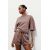 Zara Водолазка с короткими рукавами и ребристым плюшевым материалом , Цвет: Оранжевый, Размер: S, изображение 3
