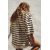 Zara Оверсайз футболка с полосатым рисунком, Цвет: multicolor, Размер: S, изображение 5
