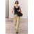 Zara Футболка из супима® хлопка , Цвет: Черный, Размер: L, изображение 2