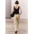 Zara Футболка из супима® хлопка , Цвет: Черный, Размер: L, изображение 3