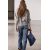 Zara Основной вязаный свитшот , Цвет: Серый, Размер: S, изображение 3