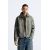 Zara Обрезанная куртка из эко-кожи , Цвет: Серый, Размер: S (US S), изображение 2