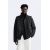 Zara Утепленная техническая куртка , Цвет: Черный, Размер: L (US L)