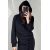 Zara Худи с длинным рукавом из смеси хлопка, Цвет: Черный, Размер: S, изображение 2