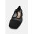 Zara Туфли балетки с каблуком и решетчатой отделкой, Цвет: Черный, Размер: 35, изображение 6