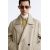 Zara Короткое хлопковое тренч-пальто , Цвет: Бежевый, Размер: M (US M), изображение 5