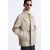 Zara Короткое хлопковое тренч-пальто , Цвет: Бежевый, Размер: M (US M), изображение 6