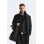Zara Короткий тренчкот с разделителем , Цвет: Черный, Размер: S (US S), изображение 2