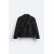 Zara Короткий тренчкот с разделителем , Цвет: Черный, Размер: S (US S), изображение 9