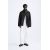Zara Парка с текстурным рипстопом , Цвет: Черный, Размер: S (US S)