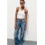 Zara Джинсы trf wide-leg mid-rise full length , Цвет: Синий, Размер: 36, изображение 3