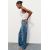 Zara Джинсы trf wide-leg mid-rise full length , Цвет: Синий, Размер: 36, изображение 4