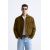 Zara Куртка с эффектом воскового покрытия , Цвет: Зеленый, Размер: S (US S), изображение 2