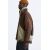 Zara Куртка в стиле цветных блоков , Цвет: Коричневый, Размер: S (US S), изображение 7