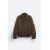Zara Куртка с эффектом выцветания в стиле бомбера , Цвет: Коричневый, Размер: S (US S), изображение 7