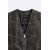 Zara Жилет с эффектом изношенной кожи , Цвет: Коричневый, Размер: S-M (US S-M), изображение 9