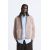 Zara Куртка с контрастным воротником , Цвет: Бежевый, Размер: S (US S)