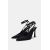 Zara Туфли на высоком каблуке с застежкой на крючок, Цвет: Черный, Размер: 35, изображение 6
