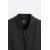 Zara Куртка-бомбер с простёжкой , Цвет: Черный, Размер: S (US S), изображение 8