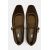 Zara Бархатные балетки, Цвет: Коричневый, Размер: 35, изображение 5
