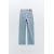 Zara Джинсы "high-rise straight jeans" с высокой посадкой и пятью карманами, Цвет: Синий, Размер: 40, изображение 3