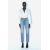Zara Джинсы с высокой талией и зауженными брючинами на щиколотке z1975 mom-fit , Цвет: Синий, Размер: 40
