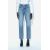 Zara Джинсы с высокой талией и зауженными брючинами на щиколотке z1975 mom-fit , Цвет: Синий, Размер: 40, изображение 2