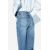 Zara Джинсы с высокой талией и зауженными брючинами на щиколотке z1975 mom-fit , Цвет: Синий, Размер: 40, изображение 3