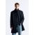 Zara Пальто с отсоедаемым воротником , Цвет: Синий, Размер: S (US S)